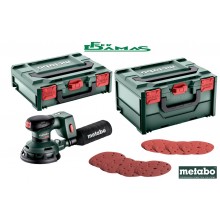 LEVIGATRICE ROTO-ORBITALE METABO 18V IN SET MOD. SXA 18 LTX 125 BL + ACCESSORI E VALIGETTE (SOLO CORPO MACCHINA)